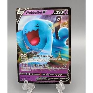 Pokemon Woodbuffet V - Sword & Shield Rare Trading Card